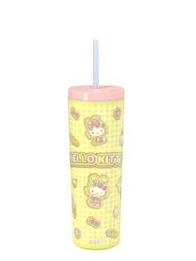 Hello Kitty 22.5 Oz Insulsted Plastic Tumbler With Straw